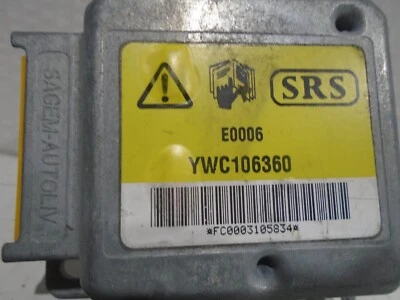 LAND ROVER FREELANDER AIRBAG SRS SISTEMA RITENUTA CENTRALINA ECU YWC106360 (28 - Immagine 1 di 4