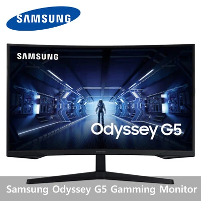 SAMSUNG Odyssey G5 32" C32G54T Wide Gaming Curved Monitor 1000R - Tracking - Image 1 of 4