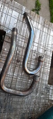 tubo de escape yamaha xt660 xt600 tubos delanteros proyecto repuestos o reparación xt250  Foto 1 de 4