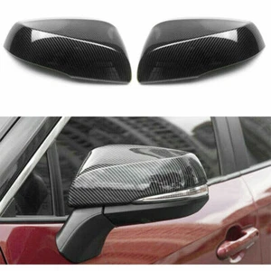 Cubierta de espejos retrovisores retrovisores de fibra de carbono para Toyota Highlander 2020 2021 2022 - Imagen 1 de 5