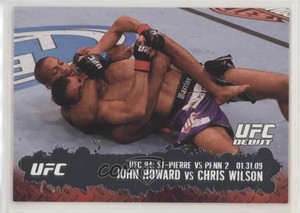 2009 Topps UFC Round 2 UFC Debut John Howard Chris Wilson vs #124 Rookie RC