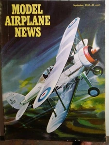 Model Airplane News SEPTEMBER 1961 - Good used condition - Picture 1 of 12