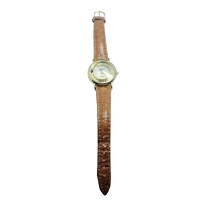 Vintage Sergio II Quartz F-BDDCJ Brown Lesther Damenuhr - Bild 1 von 6