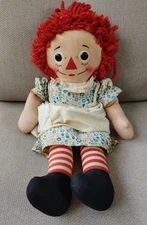 Vintage Very Old Knickerbocker Raggedy Ann Doll