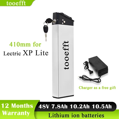 Baterías de iones de litio tooefft 48V 7.8Ah 10.2Ah 10.5Ah 410mm para eLectric XP Lite Foto 1 de 4