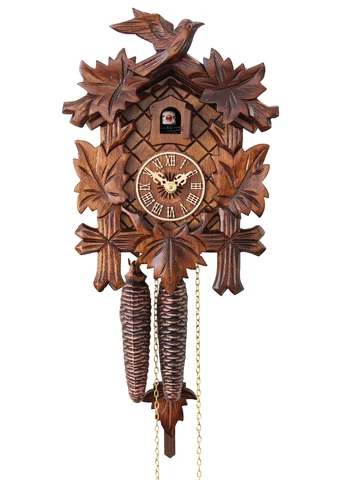 HerrZeit by Adolf Herr Cuckoo Clock  - The Traditional Vine Leaves AH 80/1 NEW Cover