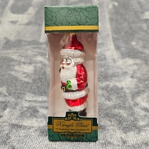 Kurt S Adler Kringle Glass Traditional Glass Christmas Ornament Santa Clause - Picture 1 of 17