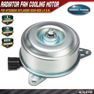 Driver LH Radiator Fan Cooling Motor for Mitsubishi Outlander 2008-2013 L4 2.4L - Picture 1 of 9