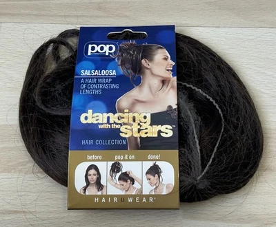 POP волос надежном Scrunchy шиньон SalsaLoosa контрастные длины красный коричневый R6/30H - Изображение 1 из 2