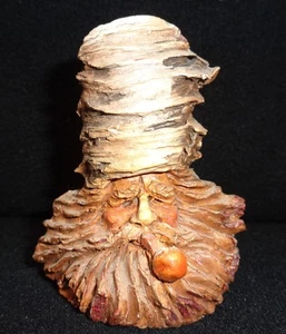 Boris 3" Pipe Smoking Resin Figurine #1003 - Picture 1 of 5