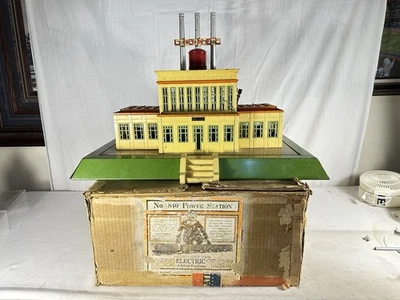 理想的 Lionel 原装战前盒装大号 #840 电站! — 第 1/4 张图片