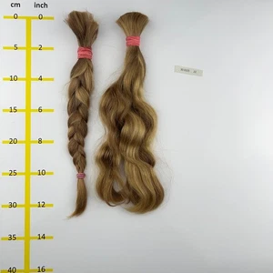 Europäisches Echthaar Rohhaare hellblond mind.100 Gr 30-35cm - 30032522 - Picture 1 of 1