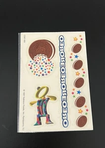 1997 Vintage Nabisco Foods Oreo Advertising Tattoo Sticker - Picture 1 of 4