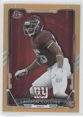 2015 Bowman Rookies Orange Rainbow Foil /299 Landon Collins #38 RC - Image 1 of 2