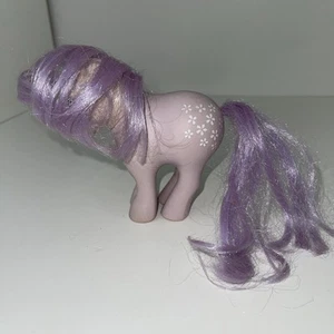 VTG My Little Pony FF Blossom G1 Year 1 Hasbro 1982 Purple White Flowers - Flaws - Picture 1 of 14