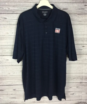 Camisa polo azul marino campeón del Salón de la Fama del Béisbol Nacional para hombre talla 2XL Foto 1 de 4