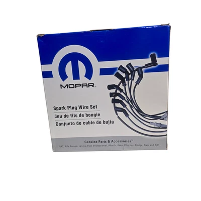 Mopar Spark Plug Wire Set Genuine OEM Ignition Wires 0501 8394 AG-001 Jeep Dodge - Image 1 of 2