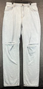Cotton On Jeans - Womens Size 12 - Blue - Long Straight Leg - Distressed (4114) - Picture 1 of 20
