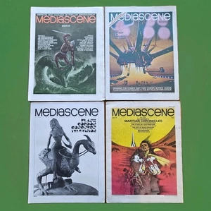 Lot Of 3 MEDIASCENE Issues #27 1977 #32 1978 #36 1979 Fantasy Martian Chronicles - Picture 1 of 12