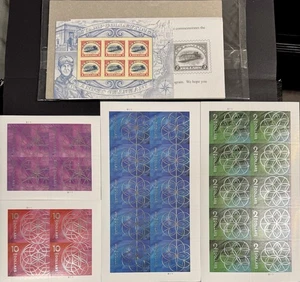 Estampillas postales de Estados Unidos $200+ valores altos debajo de la cara: paneles, bloques de placas, todos diferentes - Imagen 1 de 17
