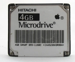 4GB HITACHI MICRODRIVE COMPACT FLASH CF TYPE II MEMORY CARD - Picture 1 of 5