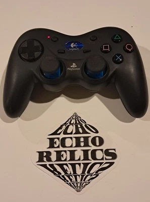 Logitech G-X2D11 PlayStation 2 PS2 Wireless Controller No Dongle Powers On  - Image 1 of 4