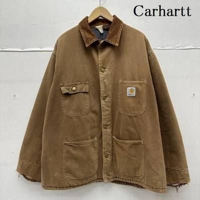 Mono Carhartt Duck Michigan Chore Coat en marrón para hombre con estilo de Japón - Imagen 1 de 4