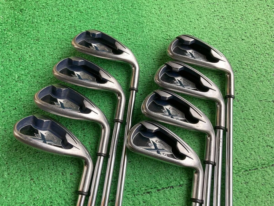 Callaway X-20 Iron Set 8pcs 4-PW, SW Uniflex Steel Shaft Flex Uniflex - Image 1 of 4