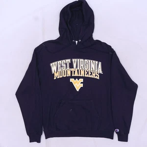 D6238 Vintage Champion Herren West Virginia Mountaineers Hoodie Gr. M - Bild 1 von 5