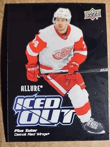 Hockey Allure 2022-23 cubierta superior helado Pius Suter #IO-20 Detroit alas rojas - Imagen 1 de 2