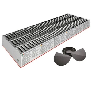 (13,33€/m) Entwässerungsrinne ACO Mufle Garagenset 3 Meter - Bild 1 von 3