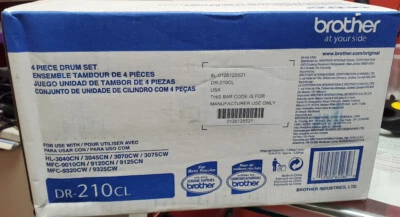 Brother DR210CL 4 Piece Drum Set - Black/Cyan/Magenta/Yellow - Image 1 of 2