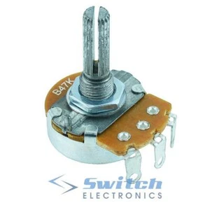Linear Logarithmic 24mm Mono Potentiometer Pot 1K to 1M - Picture 1 of 2