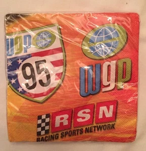 Disney Cars Grand Prix Dream Party Supplies-Beverage Napkins-16ct - Picture 1 of 1