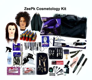 ZeePk Cosmetology School Student Kit for Hair Styling, Cutting, Beauty School - Picture 1 of 5