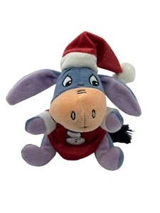 Disney Store Eeyore Schneemann Plüschtier Stofftier Weihnachten Urlaub 6 Zoll Santa - Bild 1 von 10