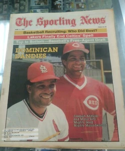 1985 The Sporting News 17. Juni Andujar Mario Soto Cover MLB Cardinals Baseball - Bild 1 von 4