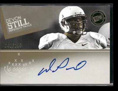 Devon Still 2012 Press Pass Gold Auto 41/199 - Image 1 of 2