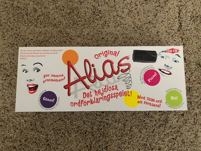 Оригинальный псевдоним настольная и словесная игра - шведский - играли редко - в основном запечатанный - Изображение 1 из 4