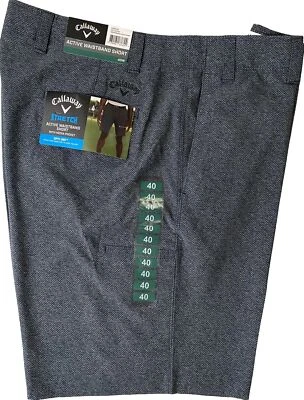Pantalones Cortos Callaway Elastizados Activos Cintura Para Hombre Talla 40 Golf Performance Nuevos con Etiquetas Foto 1 de 4