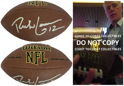 Rich Gannon Firmado Fútbol Prueba Certificado de Autenticidad Autografiado Oakland Raiders KC Chiefs Foto 1 de 3