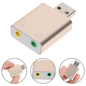 Scheda audio esterna USB adattatore scheda audio con connettore cuffie - Foto 1 di 10