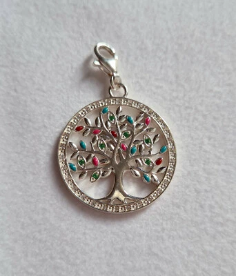 Thomas Sabo 1667-473-7 Women's Charm Pendant Tree of Love Multi-Coloured 925  - Image 1 of 4