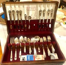 54 pieces Rogers Eternally Yours silverplate, (eight place settings)