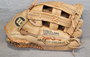 Guanto da Baseball Wilson Boss Lancio Destro LH 12” Pelle di Vacchetta Marrone A9840 - Foto 1 di 11