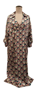 Zara Geometric Printed Midi Dress, NWT Size Small - Picture 1 of 7