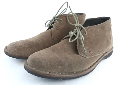 Botas de gamuza John Varvatos Hipster Chukka para hombre 7 M beige Foto 1 de 4
