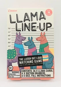 Paladone Llama Line Up Family Game Matching Dice Card Fast Paced Kids Complete - Picture 1 of 7