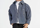 1/12 Male Man Casual Striped Shirt Clothes Fit for 6'' Action Figure