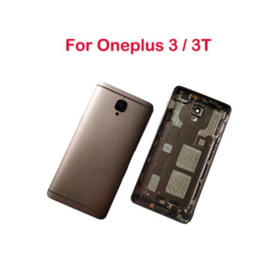 For Oneplus 3 Oneplus 3T Rear Housing Battery Back Door Cover with Camera Lens - Image 1 of 4
